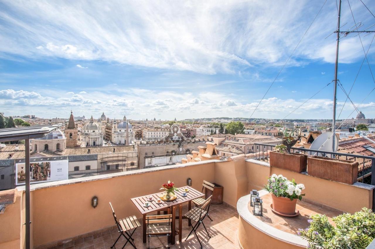 Roof Top Magic Piazza Del Popolo Rome Bagian luar foto